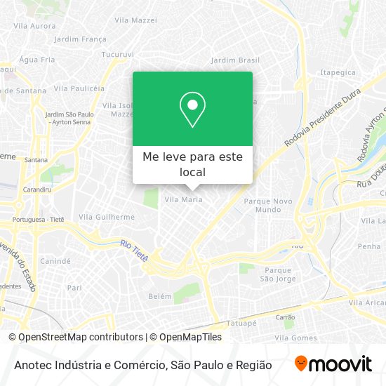 Anotec Indústria e Comércio mapa