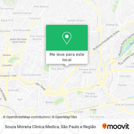 Souza Morena Clinica Medica mapa
