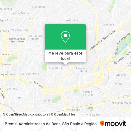 Bremel Administracao de Bens mapa