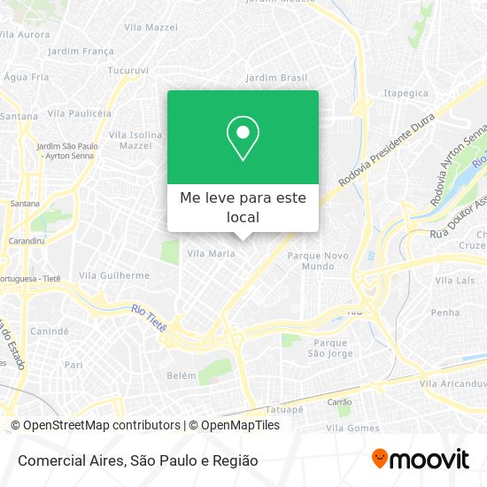 Comercial Aires mapa