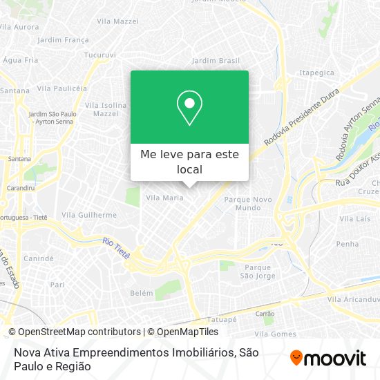 Nova Ativa Empreendimentos Imobiliários mapa