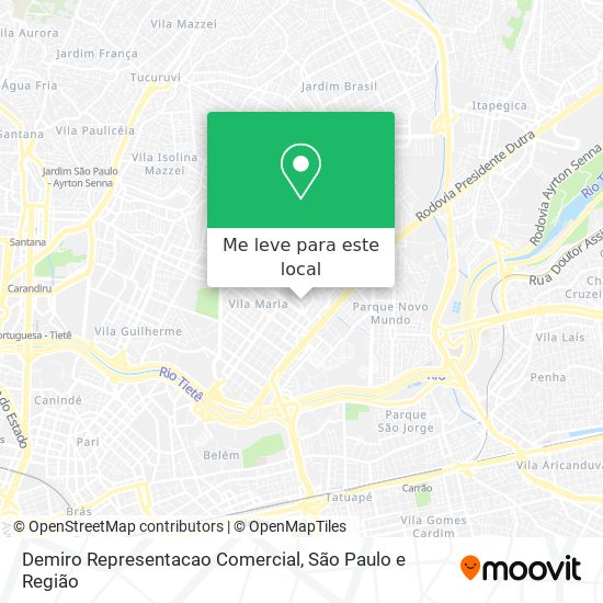 Demiro Representacao Comercial mapa