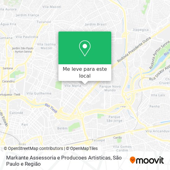 Markante Assessoria e Producoes Artisticas mapa