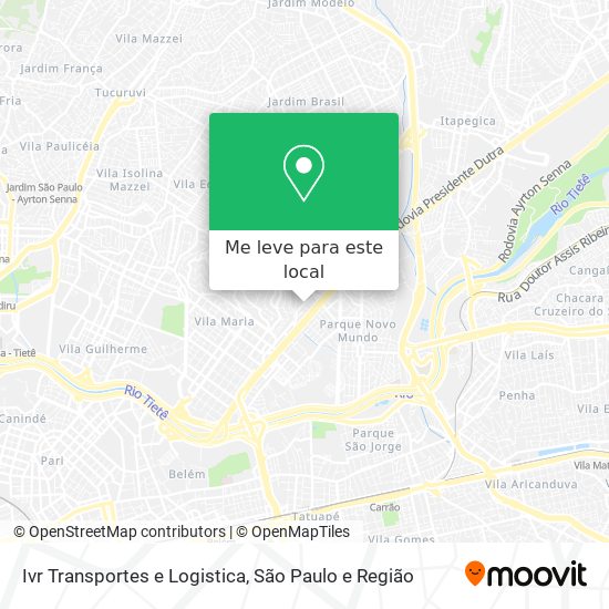 Ivr Transportes e Logistica mapa