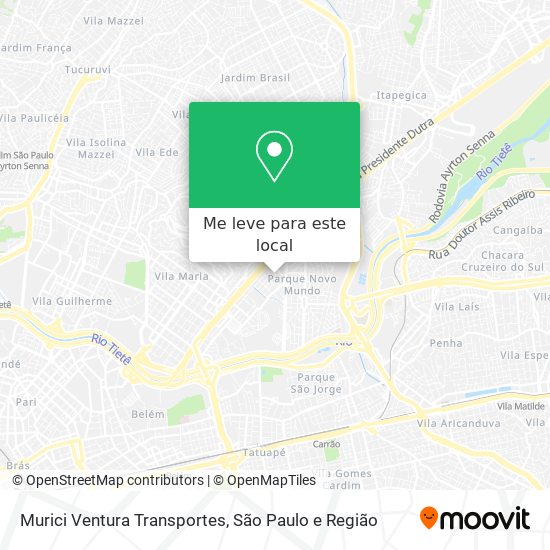 Murici Ventura Transportes mapa