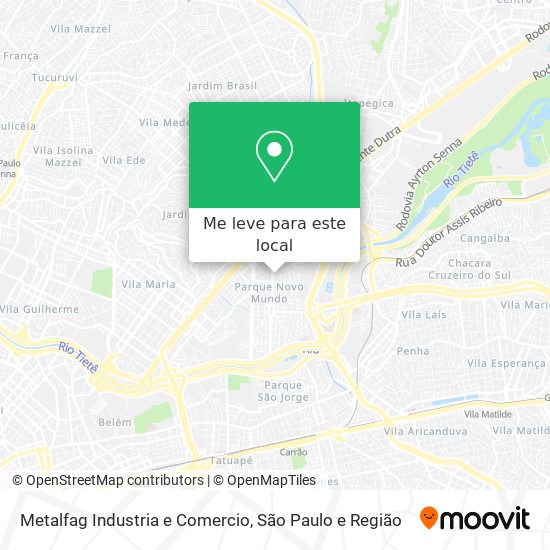 Metalfag Industria e Comercio mapa