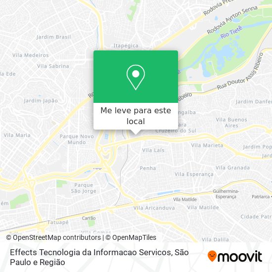 Effects Tecnologia da Informacao Servicos mapa
