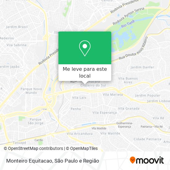 Monteiro Equitacao mapa
