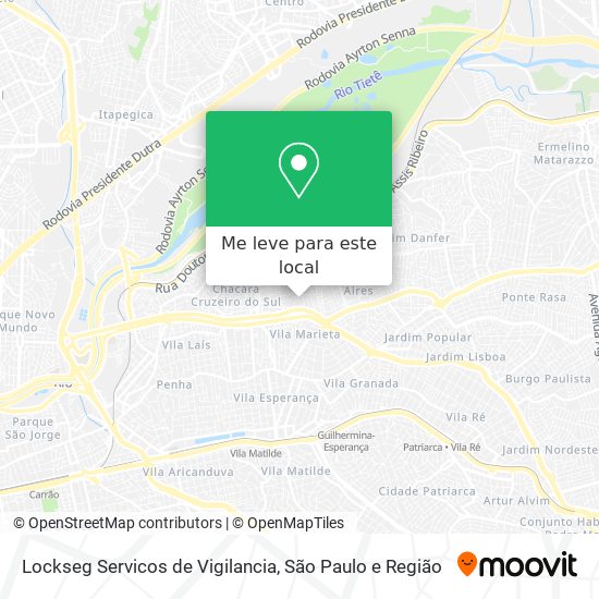 Lockseg Servicos de Vigilancia mapa