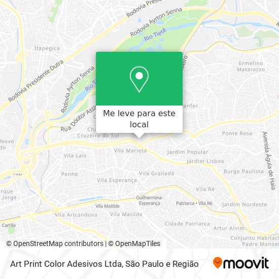 Art Print Color Adesivos Ltda mapa