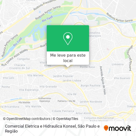 Comercial Eletrica e Hidraulica Konsel mapa