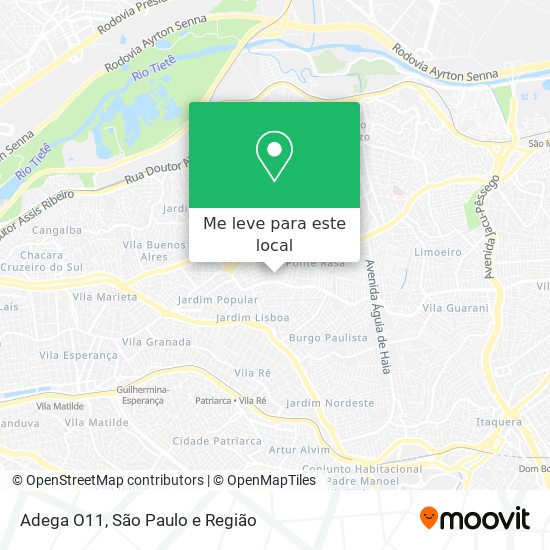 Adega O11 mapa