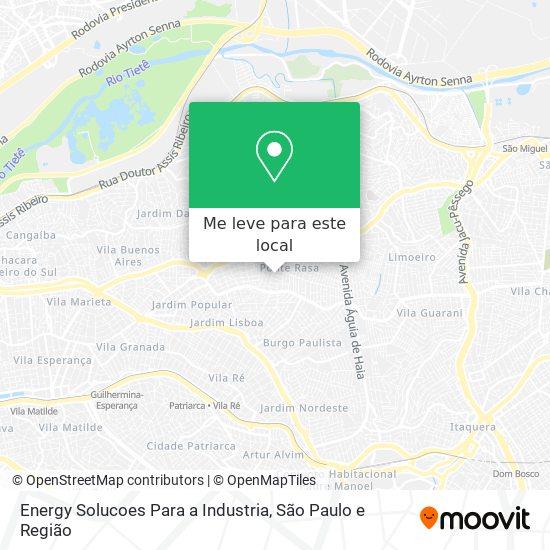 Energy Solucoes Para a Industria mapa