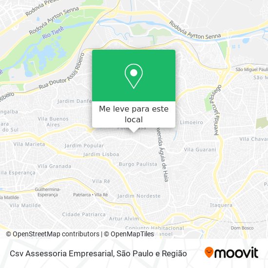 Csv Assessoria Empresarial mapa