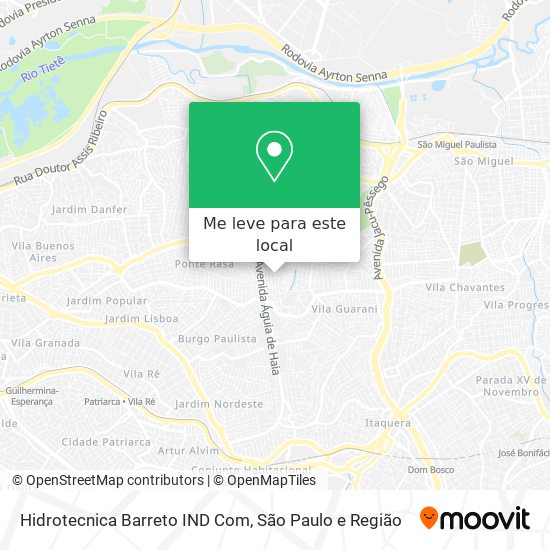 Hidrotecnica Barreto IND Com mapa