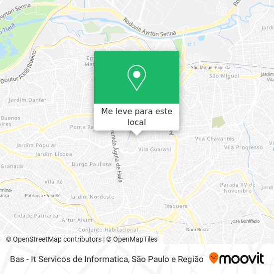 Bas - It Servicos de Informatica mapa