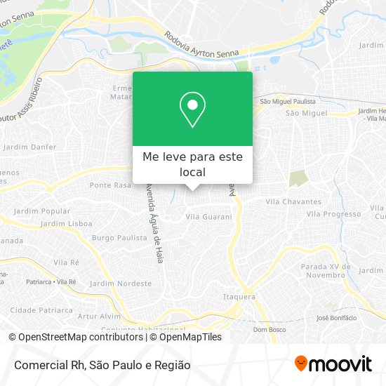 Comercial Rh mapa