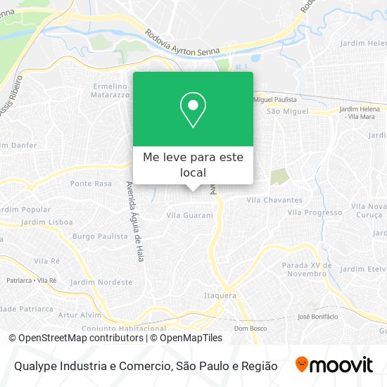 Qualype Industria e Comercio mapa