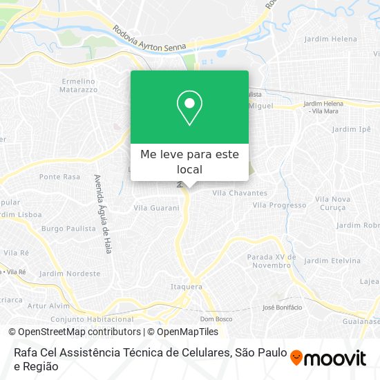 Rafa Cel Assistência Técnica de Celulares mapa