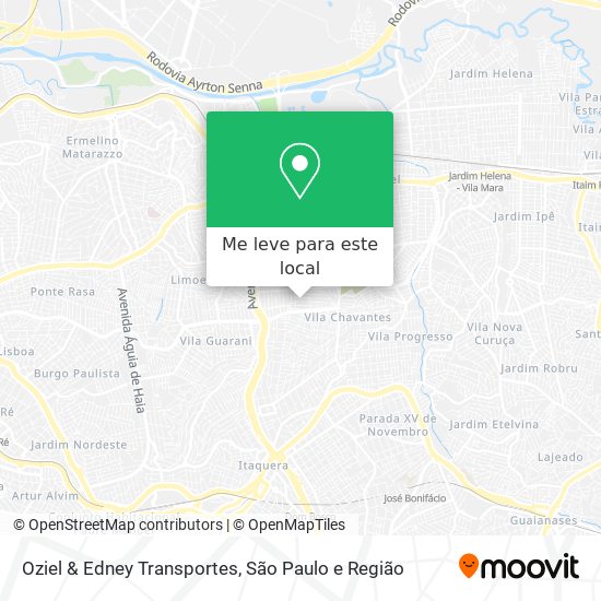 Oziel & Edney Transportes mapa