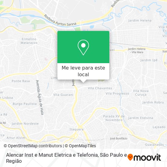 Alencar Inst e Manut Eletrica e Telefonia mapa