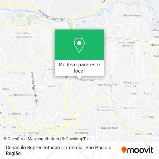 Cenaculo Representacao Comercial mapa