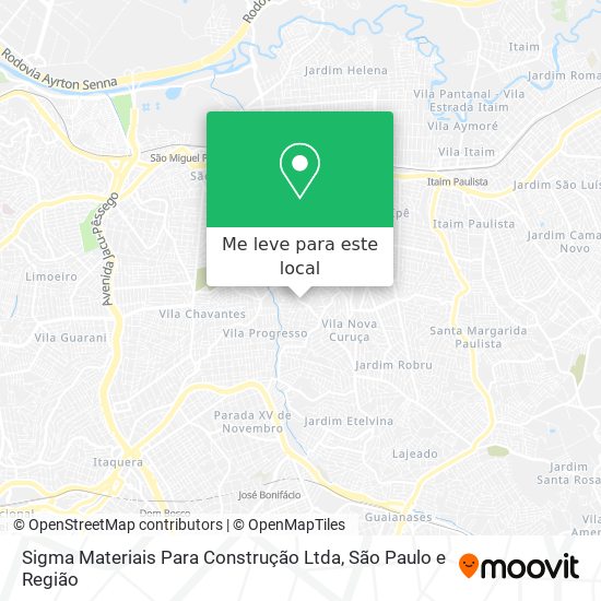 Sigma Materiais Para Construção Ltda mapa