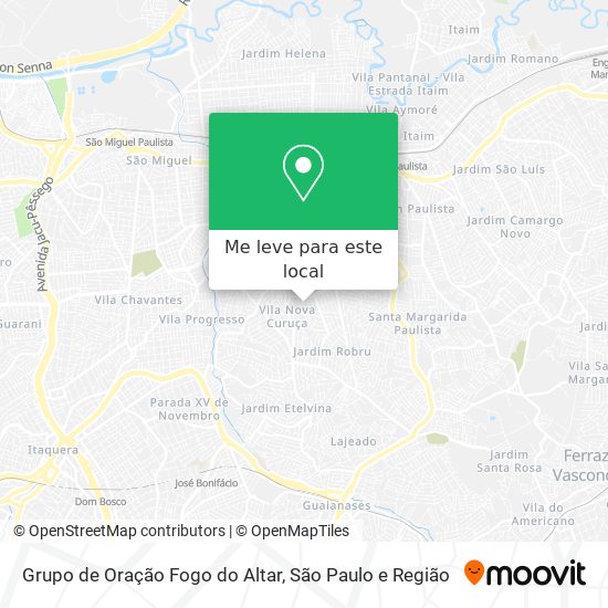 Grupo de Oração Fogo do Altar mapa