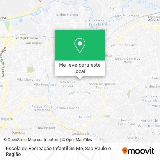 Escola de Recreação Infantil Ss Me mapa