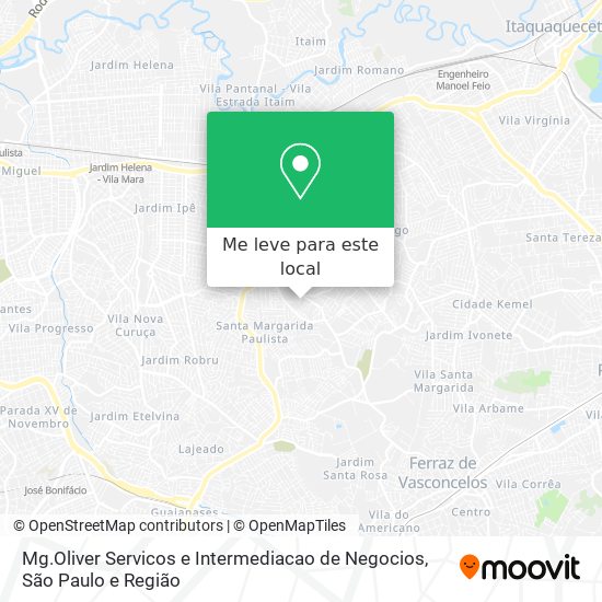 Mg.Oliver Servicos e Intermediacao de Negocios mapa