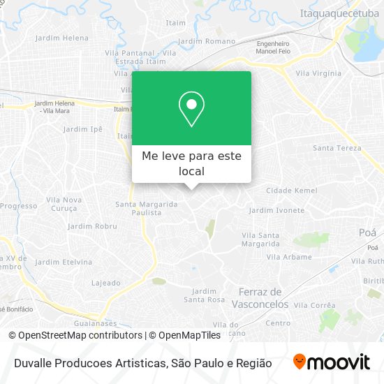 Duvalle Producoes Artisticas mapa