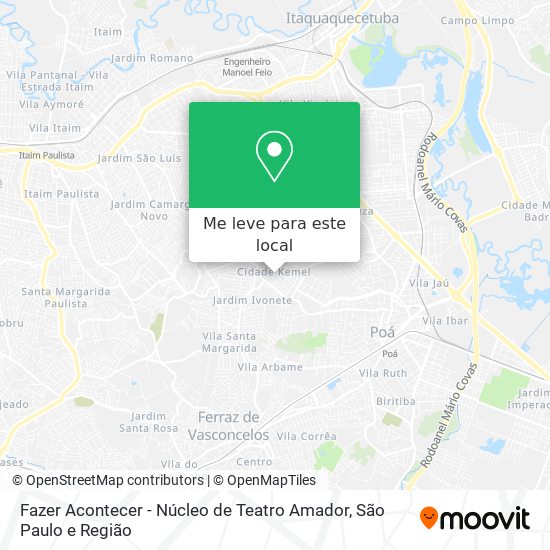 Fazer Acontecer - Núcleo de Teatro Amador mapa