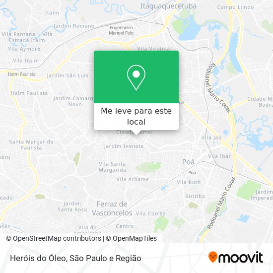 Heróis do Óleo mapa