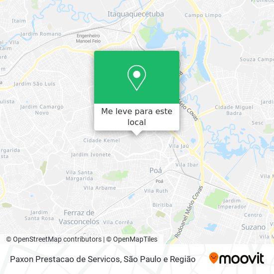 Paxon Prestacao de Servicos mapa