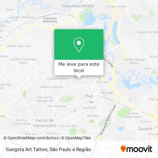 Gangsta Art Tattoo mapa