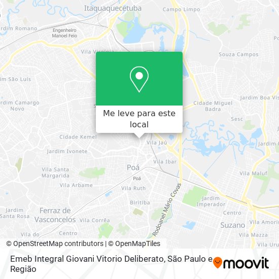 Emeb Integral Giovani Vitorio Deliberato mapa