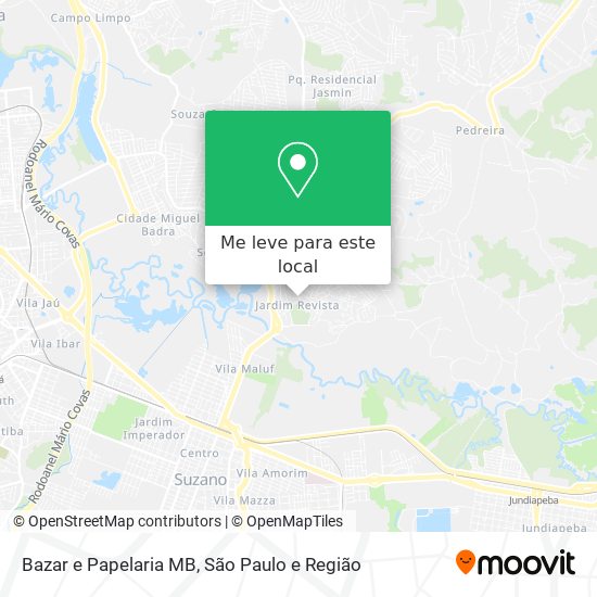 Bazar e Papelaria MB mapa