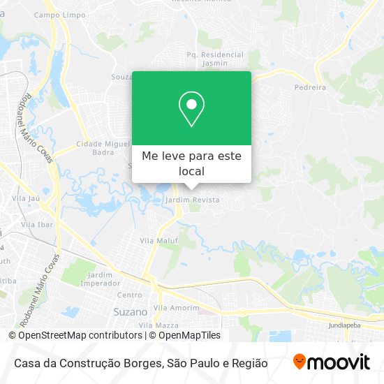 Casa da Construção Borges mapa
