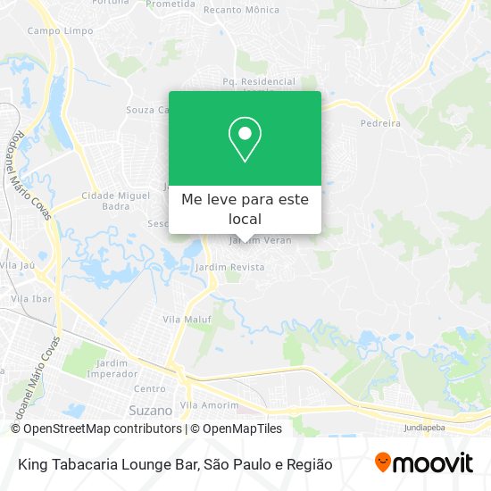 King Tabacaria Lounge Bar mapa