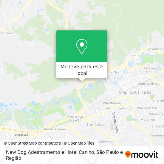 New Dog Adestramento e Hotel Canino mapa