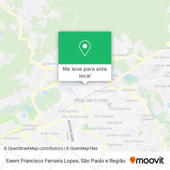 Eeem Francisco Ferreira Lopes mapa