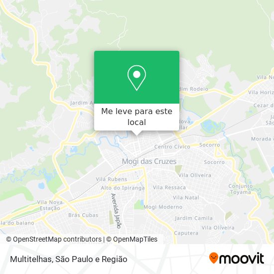 Multitelhas mapa
