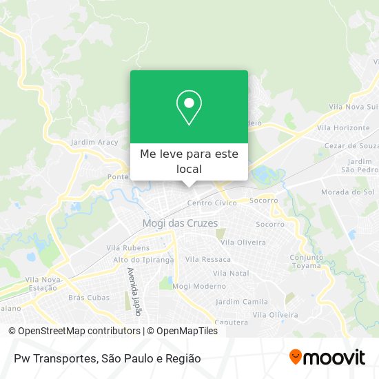 Pw Transportes mapa