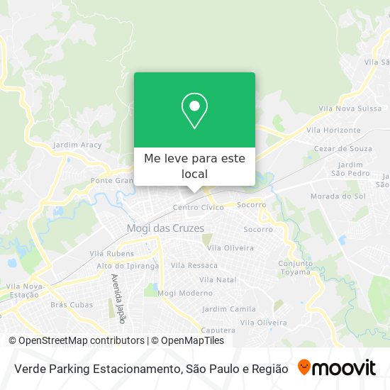 Verde Parking Estacionamento mapa