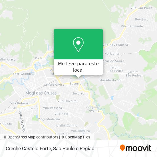 Creche Castelo Forte mapa