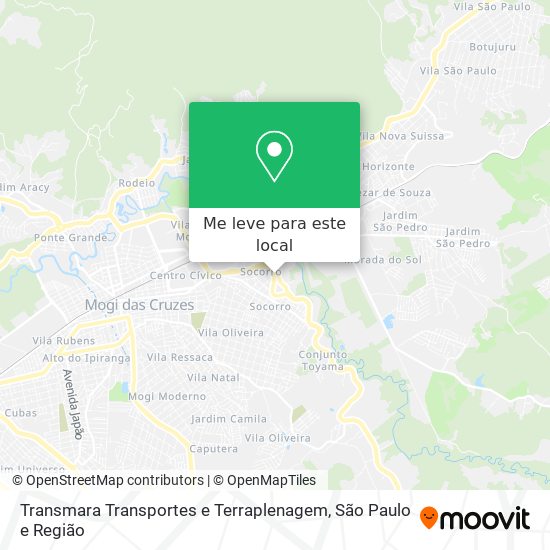 Transmara Transportes e Terraplenagem mapa