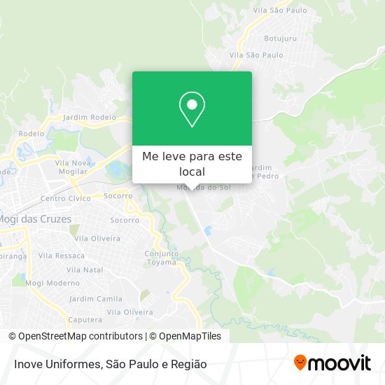 Inove Uniformes mapa
