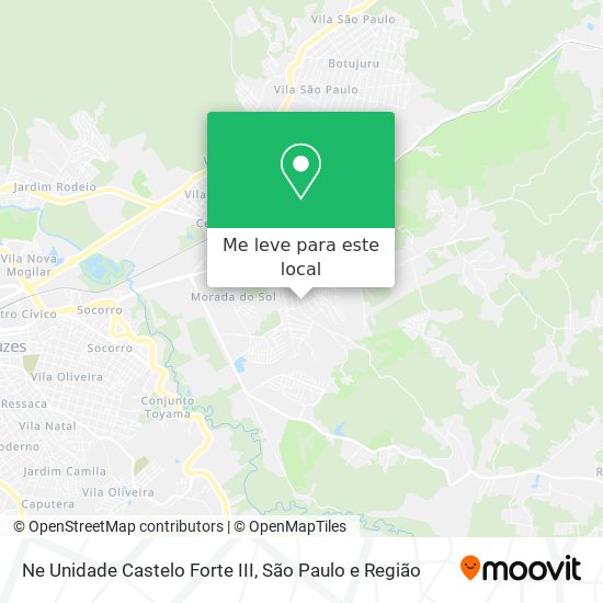 Ne Unidade Castelo Forte III mapa
