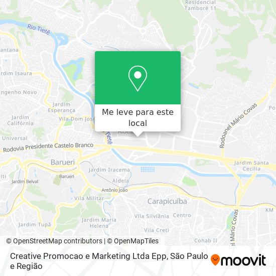 Creative Promocao e Marketing Ltda Epp mapa