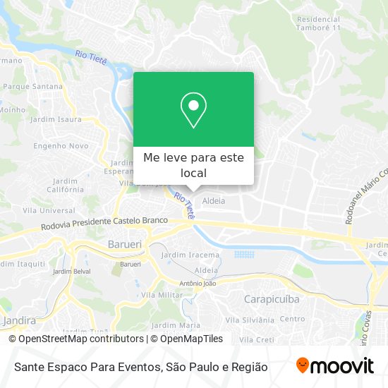 Sante Espaco Para Eventos mapa